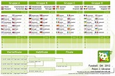 EM Spielplan 2012 Outlook und PDF Version