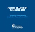 PROCESO DE ADMISIÓN CURSO 2022-2023 – AISAB