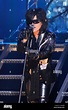 Toshimitsu 'Toshi' Deyama of 'X Japan' performing on stage at Massey ...