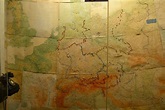 One of Winston Churchill's maps in the Cabinet War Rooms, where the ...