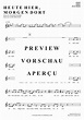 Heute Hier, Morgen Dort Oboe - PDF Noten von Hannes Wader in C Dur ...