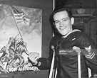 John H Bradley Hand Signed Iwo Jima Flag Raising Picture 1945 - Golden ...