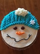 This was my first snowman cake. It was not difficult! | Fall winter ...