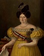 María Cristina de Borbón, reina de España por Carlos Blanco, 1834 ...