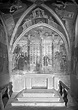 Chiesa SS Trinità Altare Maggiore La Crocefissione, affreschi do