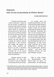 (PDF) Sobre Os anos de aprendizado de Wilhelm Meister