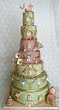 Marie Antoinette Wedding Cake - Decorated Cake by Fées - CakesDecor