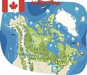 Mapas políticos y físicos de Canadá · para descargar e imprimir