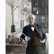 Thomas Edison (1847-1931) Namerican Inventor With His Edison Effect ...