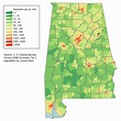 Alabama Population Map - Mapsof.Net