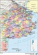 Mapa de la provincia de Buenos Aires y sus partidos - Tamaño completo ...
