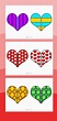 Heart Matching Game Printable - Printable Word Searches