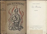 Die Blendung. Roman. von Canetti, Elias: (1936) | Antiquariat Lenzen