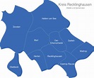 Kreis Recklinghausen interaktive Landkarte | Image-maps.de