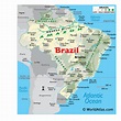 Brazil Latitude, Longitude, Absolute and Relative Locations - World Atlas