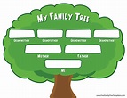 Free Printable Family Tree Template For Kids - PRINTABLE TEMPLATES