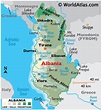 Albania Large Color Map