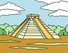 Dibujo de Pirámide de Chichén Itzá pintado por Tilditus en Dibujos.net ...