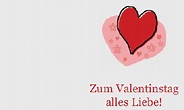 Valentinstag – Grusskarte Ausdrucken – gratis - VORLAGEN-KOSTENLOS