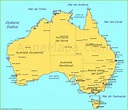 Mapa de Australia | Guao