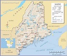 Reference Maps of Maine, USA - Nations Online Project