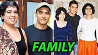 Actor Aamir Khan Family Photos with Wife, Daughter, Sons & Parents Pics ...
