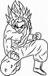 30+ Desenhos para colorir de Goku | Como fazer em casa