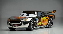 D23 Expo Die Cast Chrome Lightning McQueen | Pixar Post