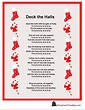 Deck The Halls - Lyrics! Christmas Carols Lyrics, Xmas Carols, Xmas ...