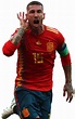 Sergio Ramos Spain football render - FootyRenders