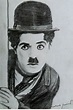 Pencil Sketch Of Legendary Actor Charlie Chaplin - Desi Painters