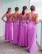 Bridesmaid Multi Wrap Dress Maxi Infinity Dress Convertible | Etsy