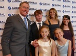 John C McGinley with his family--son Max, wife Billie, daughters Kate ...