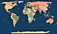Mapamundi Político con Nombres 🥇 Mapa del mundo con nombres