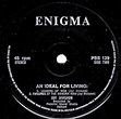 Joy Division – Original “An Ideal For Living” 7″ Enigma EP, From ...