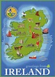 Large detailed tourist illustrated map of Ireland | Ireland | Europe ...