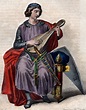 Porträt von Theobald I. (1201-1253), Graf von Champagne (wie Theobald ...