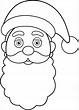 Free Santa Claus Outline, Download Free Santa Claus Outline png images ...