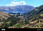 Vista de Laguna Pacucha, Ruta 100, Provincia de Andahuaylas, Perú ...