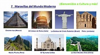 LAS 7 MARAVILLAS DEL MUNDO MODERNO - YouTube