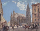 The St. Stephen's Cathedral in Vienna, c.1831 - Rudolf von Alt ...
