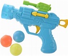 SODIAL(R) Juguete Pistola de Plastico Verde Bolas de Colores Surtidos ...
