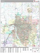Tulsa Oklahoma Wall Map (Premium Style) by MarketMAPS - MapSales