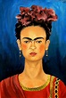 A portrait of Frida Kahlo de Rivera. She was a Mexican surrealistic ...