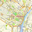 Albany New York US printable vector map https://vectormap.net/map ...