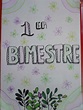 caratula primer bimestre tumblr | Lettering, Journal, Bullet journal