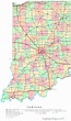 Indiana Printable Map