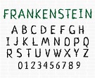 Frankenstein font Frankenstein alphabet letters Frankenstein | Etsy