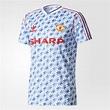 adidas Manchester United Retro Jersey - White/Blue