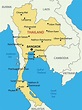 Thailand Map - Guide of the World